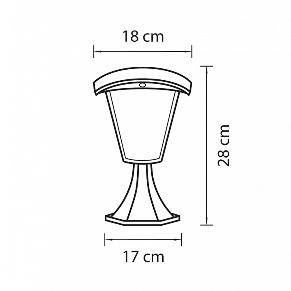 Уличный наземный низкий светильник Lightstar 375970