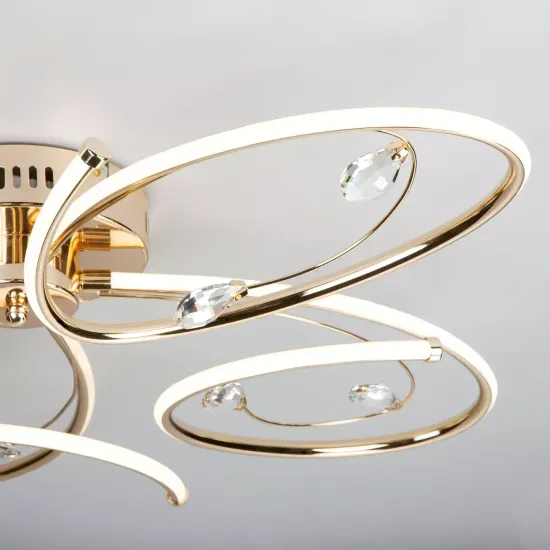 Светодиодный потолочный светильник Eurosvet EV_84415 золото