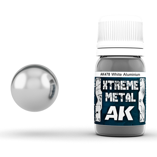 XTREME METAL White Aluminium 30ml