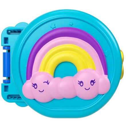 Polly Pocket - Голубой компактный мини-набор + кукла HRD74 / артикул   HRD73 HRD74  / GTIN 194735174126