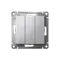 Выключатель 3-кл. СП AtlasDesign 10А IP20 (сх. 1+1+1) 10AX механизм алюм. SE ATN000331