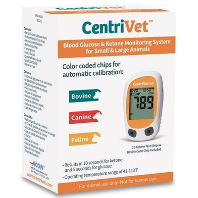 Анализатор CentriVet GK для определения глюкозы и кетонов в крови