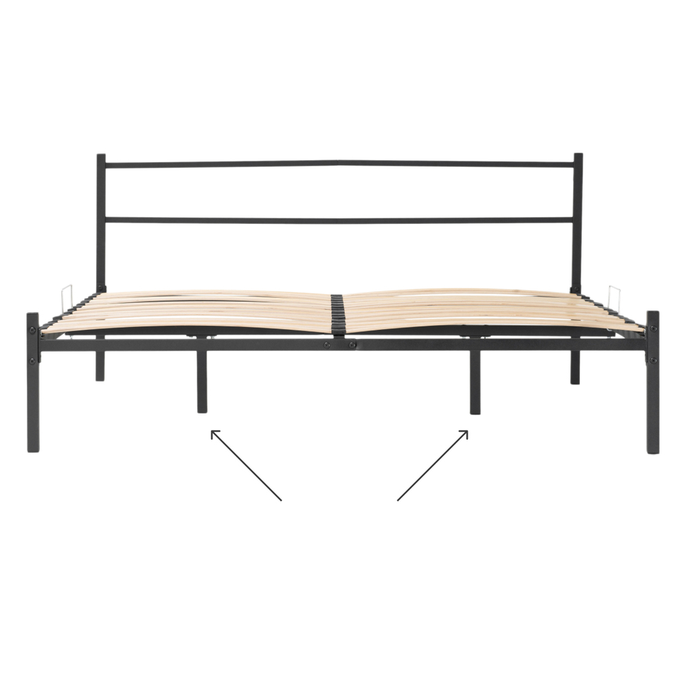 Кровать Woodville Фади 160х200 черная