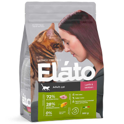 Elato Holistic корм для кошек с ягненком и олениной (Adult Cat Lamb & Venison)