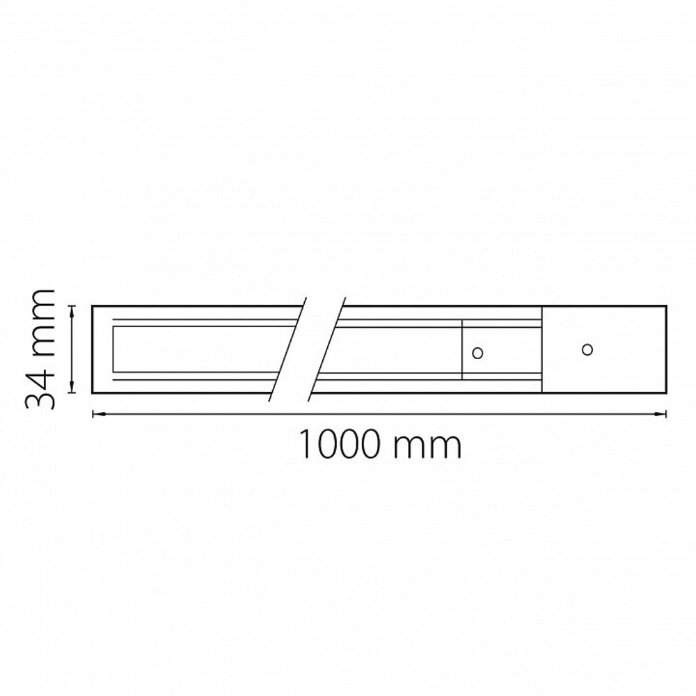 Трек накладной Lightstar Barra 502015