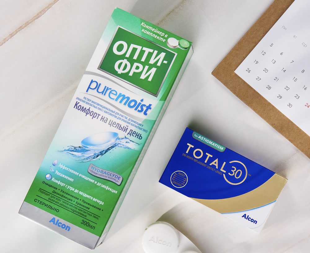 Контактные линзы Total30 For Astigmatism купить в интернет магазине Линзынадом24.рф