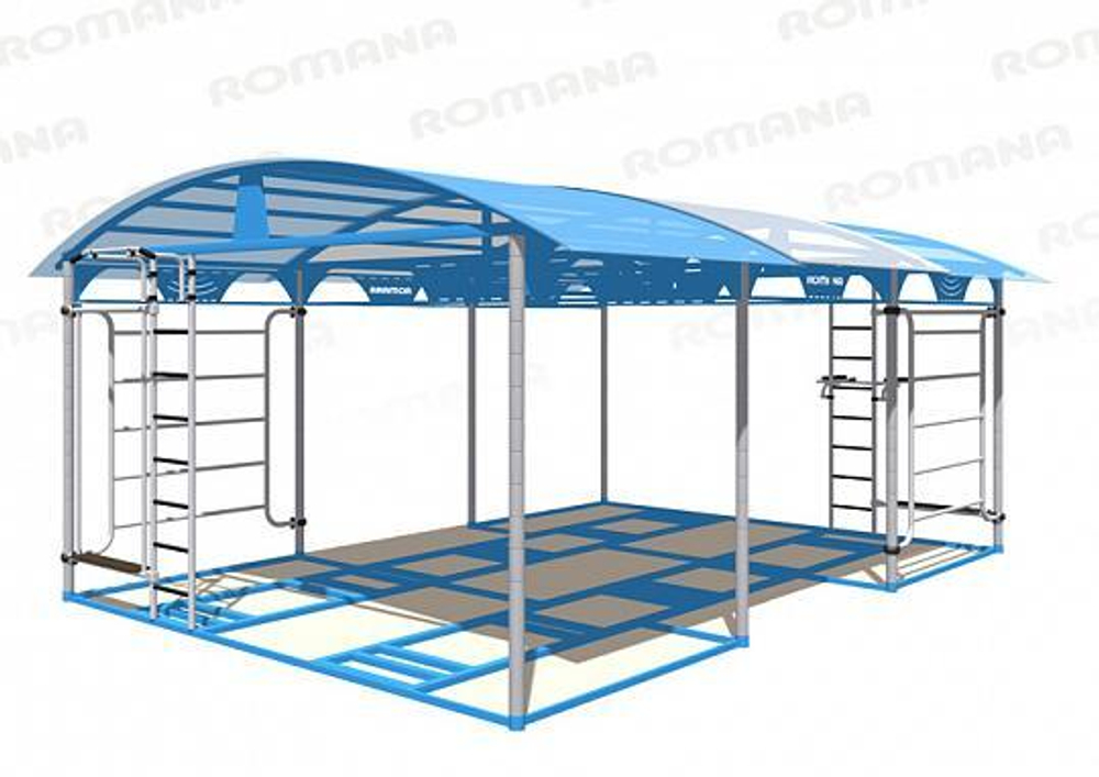 Теневой навес Romana 301.37.01 для спортивных площадок