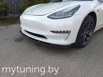 Сплиттер бампера переднего для TESLA Model 3