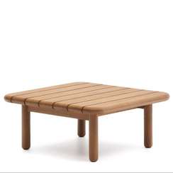 Журнальный столик Turqueta из массива тика, 70x70 см