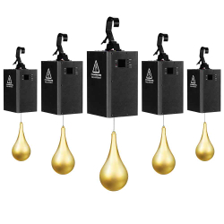 Kinetic Drop — кинетическая световая капля 130×250 мм с одной лебёдкой DMX