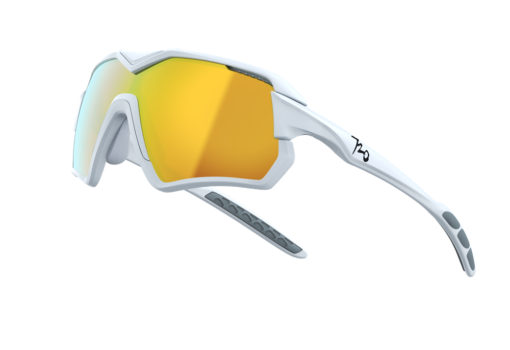 Спортивные очки 720armour V / Matte White / Glossy White Temple / Champion Gold Ti Lens