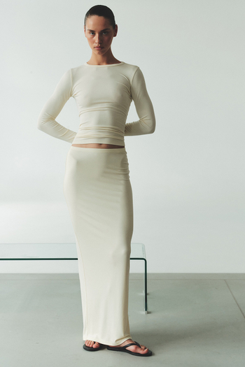 Юбка из модала GRACE Экрю