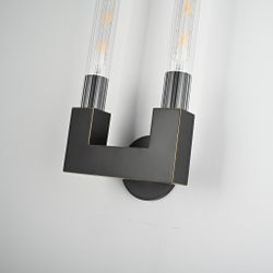 Бра Canelle Wall Lamp Double Sconces Black By Imperiumloft