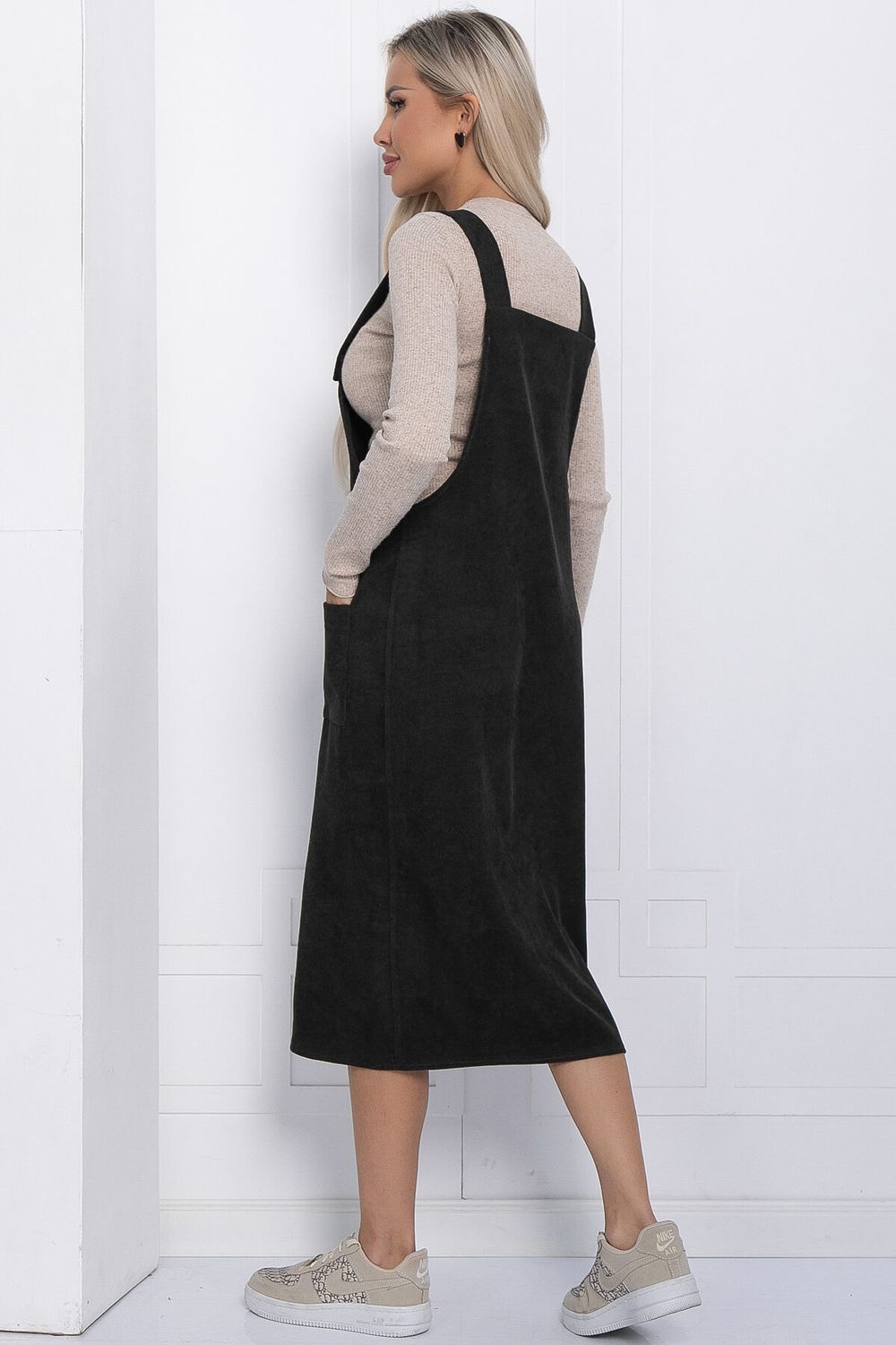 Сарафан Вельвета (серо-коричневый) П12254-2 LT Collection