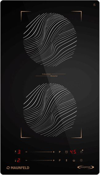 Индукционная стеклокерамич. панель MAUNFELD CVI292S2BBKF Inverter