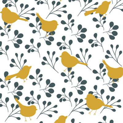 птицы на ветках