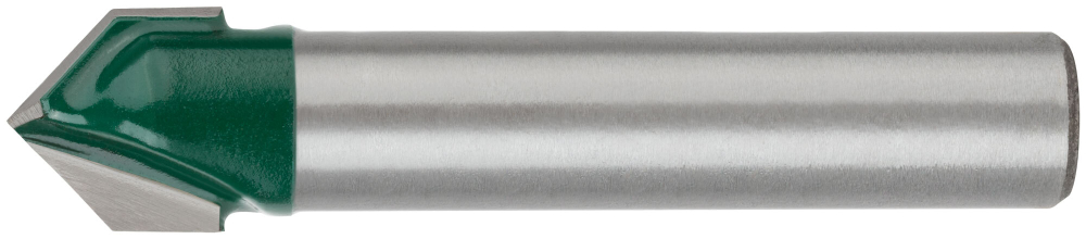 Фреза пазовая V-образная DxHxL=10х10х46,5 мм 3603-081010