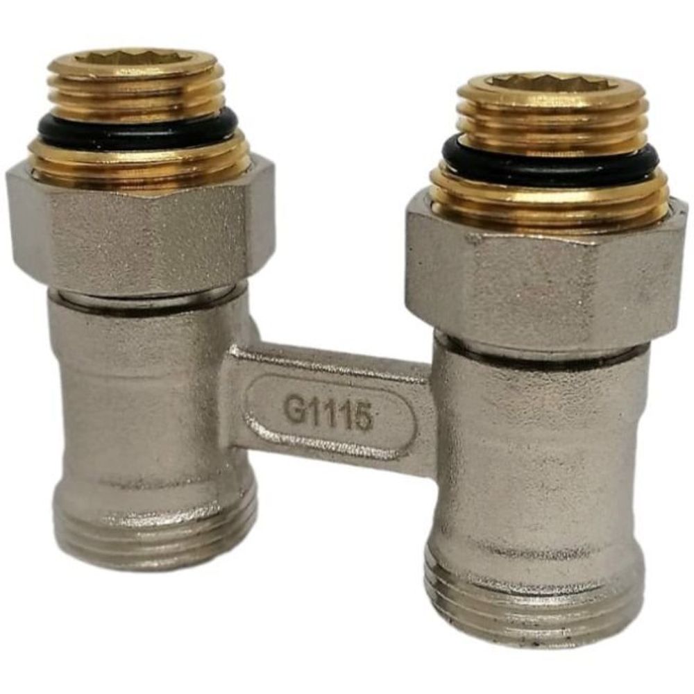 Узел прямой для нижнего подкл. рад. 1/2"*3/4 евроконус