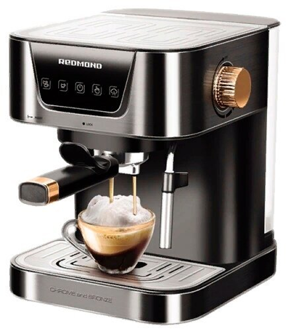 Кофеварка Redmond RCM-CBM1514 бронзовый