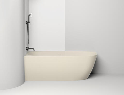 Ванна пристенная угловая матовая 170x85 SALINI Sofia Corner L окраска по RAL 102525MRF