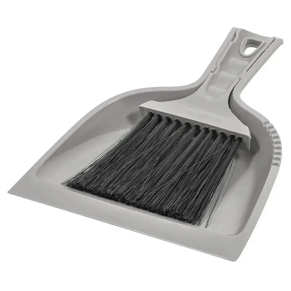 Комплект щетка-сметка Etna с совком, 225мм (серый)