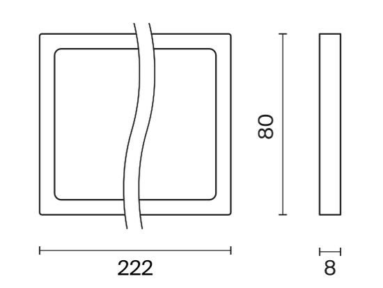 Рамка металлическая на 3 поста, S70 Metal (платина)