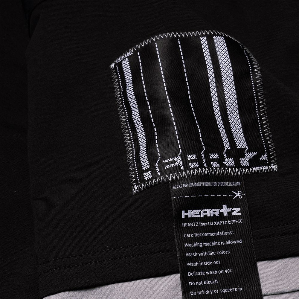 Лонгслив Heartz Double-Barreled Tour Layered Kimono черный