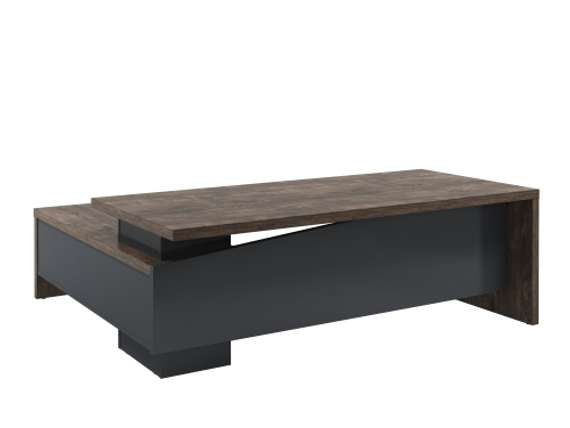 Стол правый 2200х2000х750 с опорной тумбой T-22R.0000-02