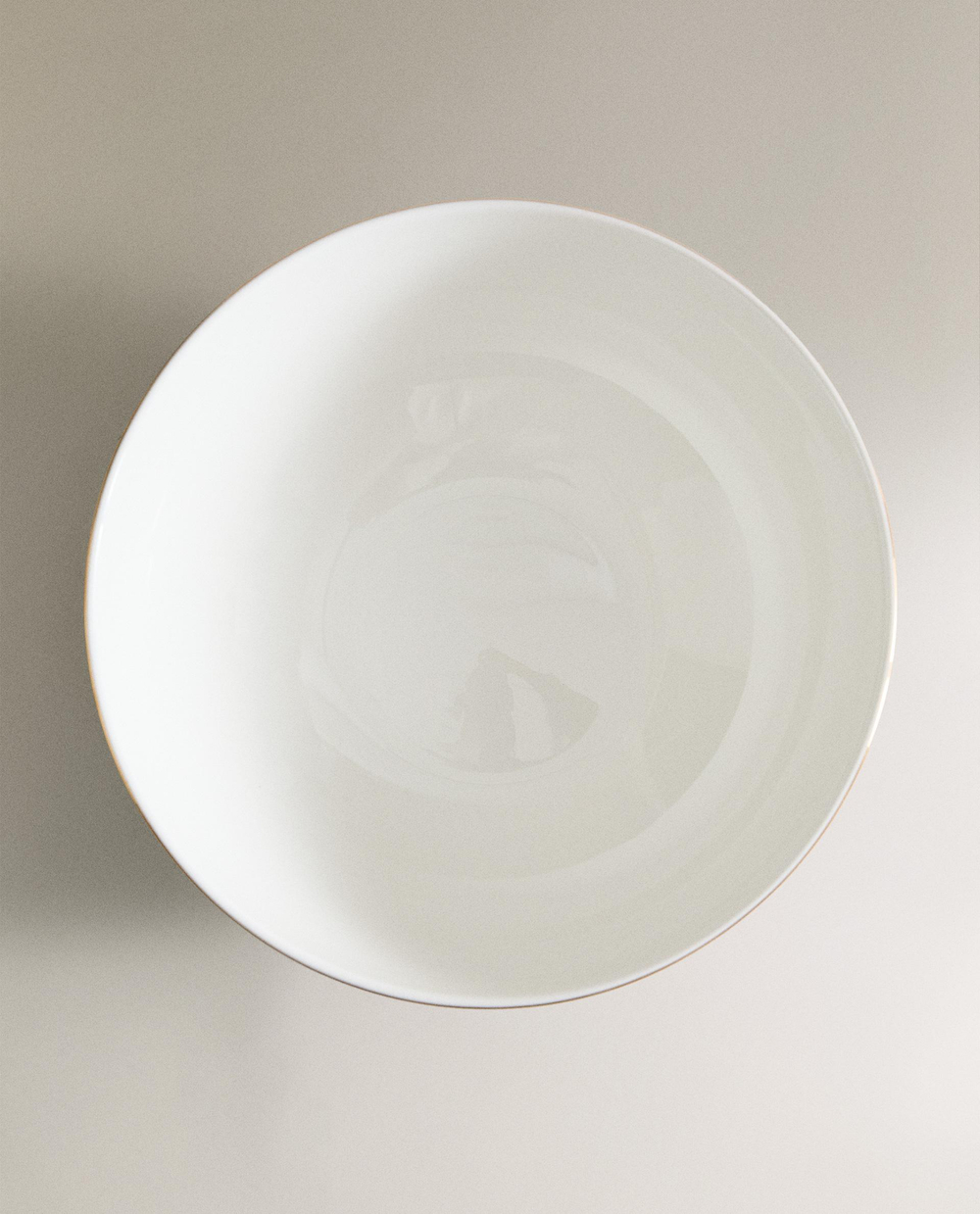 Zara Home блюдо сервировочное из фарфора, цвет золотой, 23 см