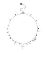 Чокер "Multi Crystal Cross"