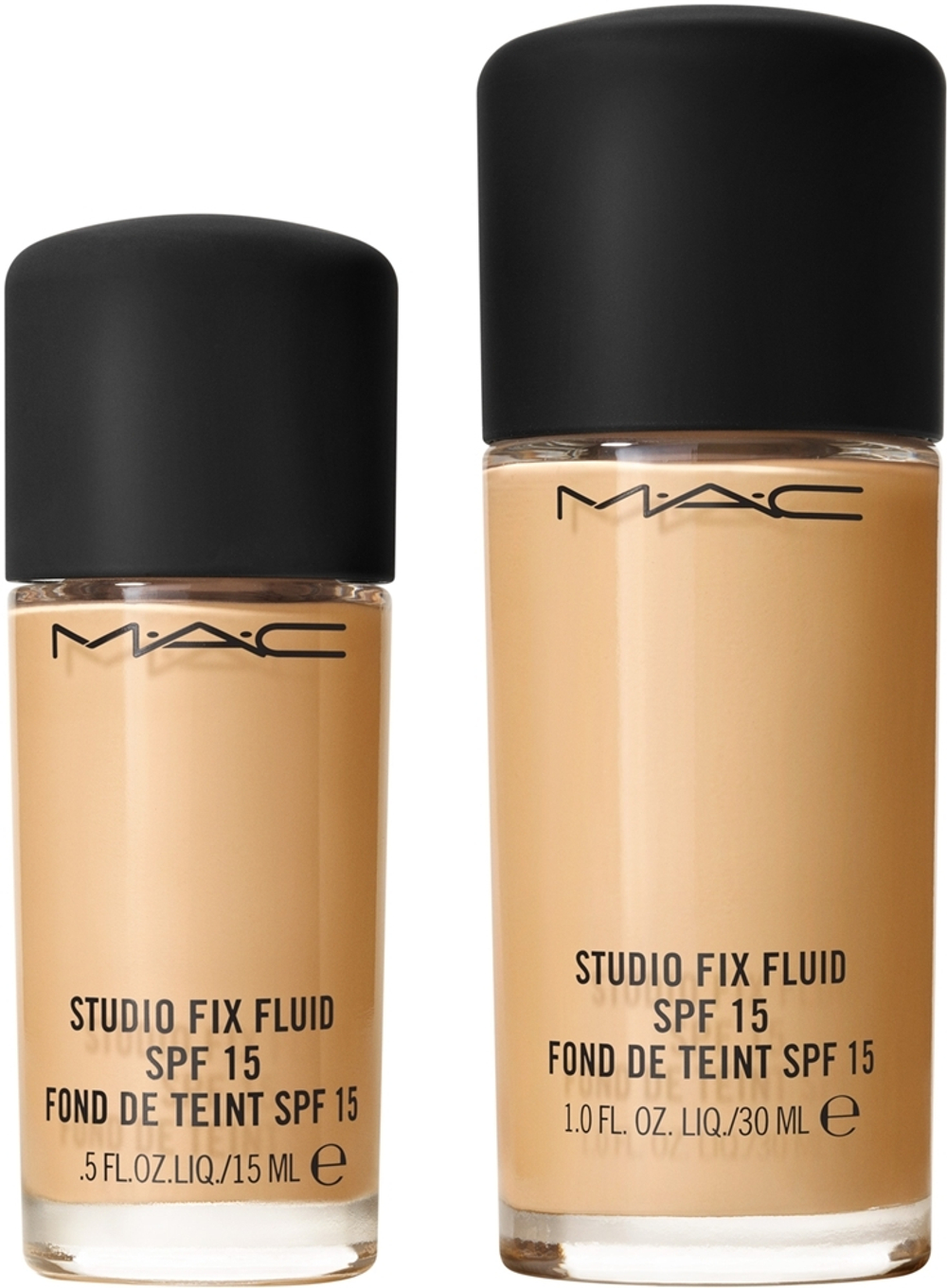 MAC Cosmetics Mini Studio Fix Fluid SPF 15 24HR Matte Foundation + Oil Control - Матирующая тональная основа SPF 15, 15 ml