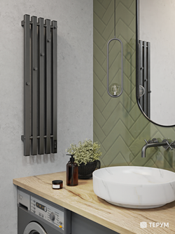 Полотенцесушитель Marco 5 PRO 90х23 серый графит