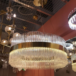 Люстра Cloyd CADANCE-A C1 / Ø80 см - латунь (арт.10333)