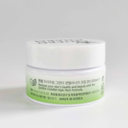 QUEEN CHARM Крем для лица увлажняющий с зелёным чаем и центеллой азиатской 8% Premium Green Tea Centella Cream 30мл