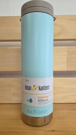 Термокружка Klean Kanteen TKWide Twist Cap 20oz (592 мл) Blue Tint (вмятина)