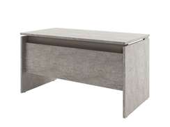 Стол прямой 1400х700х750 D-14 Бетон Чефалу светлый/Кашемир серый