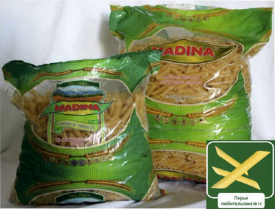 Макароны Мадина Перья любительские 2,0 кг