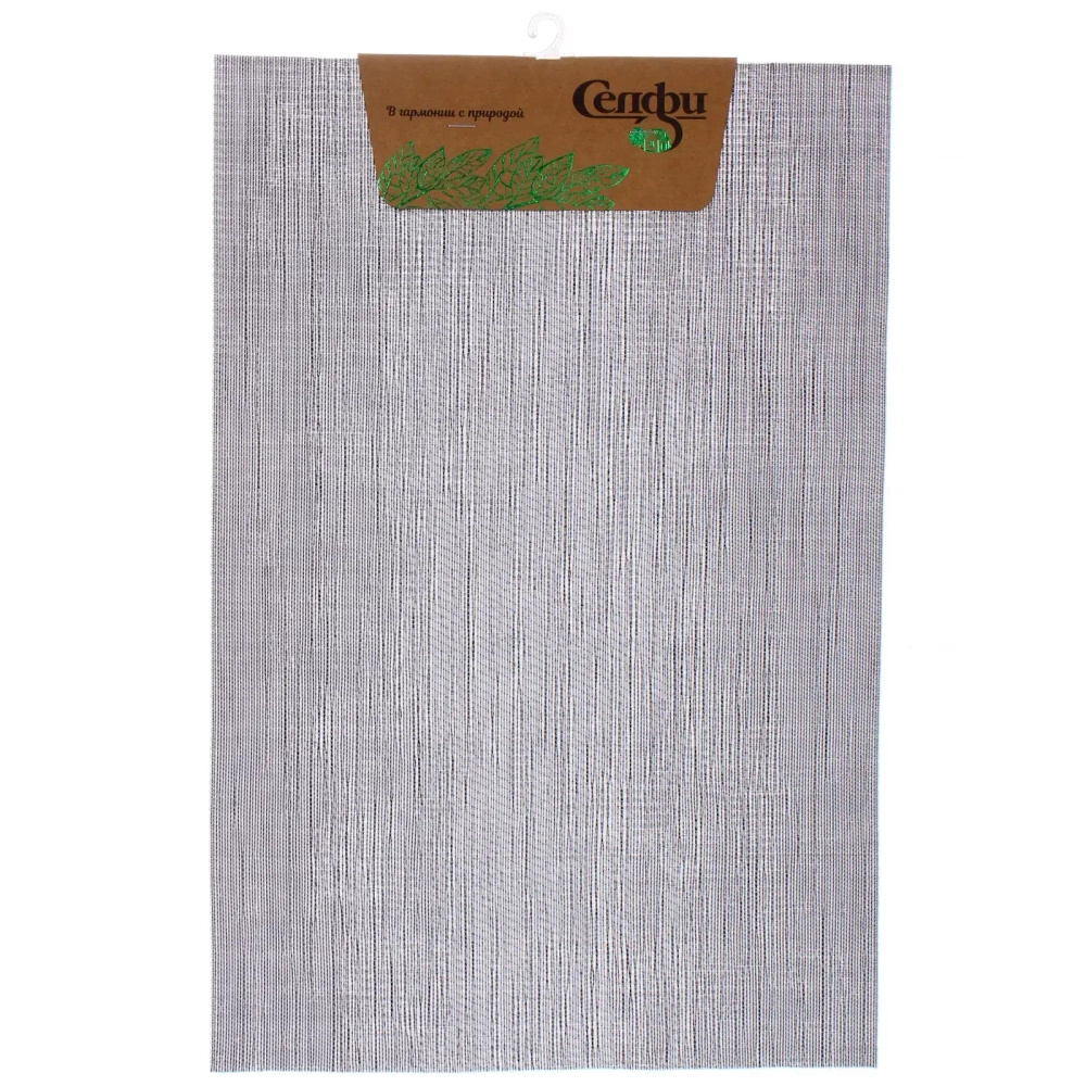 Салфетка на стол 30*45см «Римини» плетеная, графит