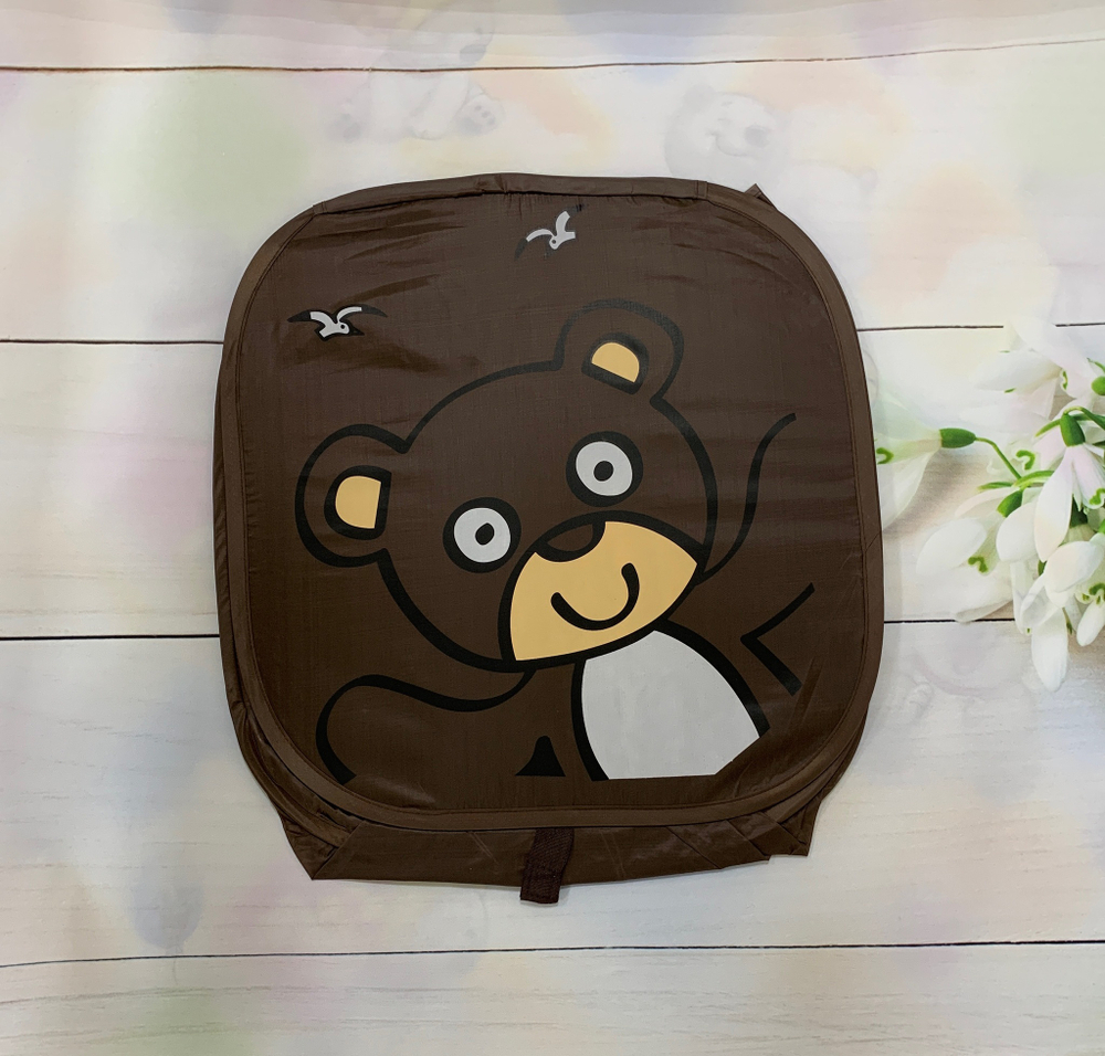 Сумка для игрушек квадрат R4018 Мишка 45х45 см.