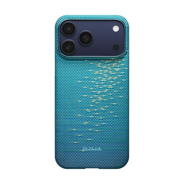 Чехол Pitaka Edge Case для iPhone 17 Pro Max, Лазурный | Lucid Blue