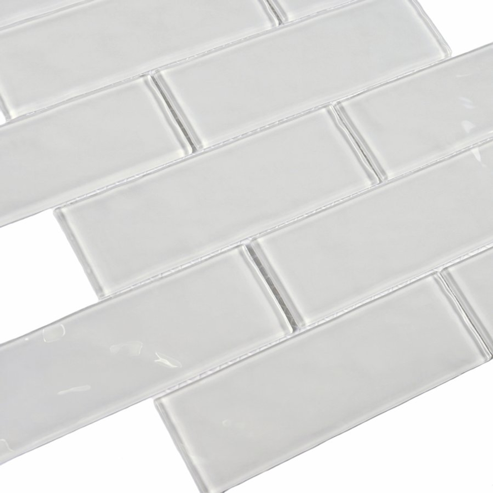 Мозаика стеклянная Rumba White/Румба белый (148х48) 300х300х4 мм
