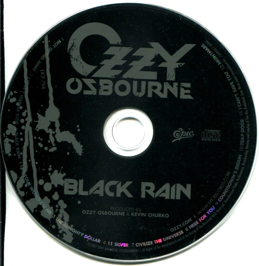 Ozzy Osbourne / Black Rain (CD)