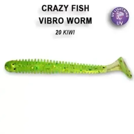 VIBRO WORM 3-50-20-6 Силиконовые приманки Crazy Fish