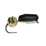 Мормышка Владимирская 536 "Гвоздик с латунным шариком зефир" с коронкой, 3мм, 0.9гр (15шт/уп)