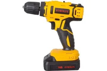 Аккумуляторная дрель-шуруповерт EUROLUX ДА-18DU-2