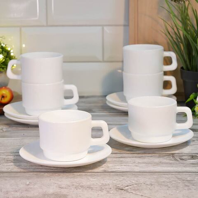 Чайный набор 12 предметов 190мл WHITE (00107147)