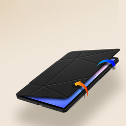 Складной чехол книжка от Dux Ducis для Samsung Galaxy Tab S10 FE+, серия Vers Series Case, с магнитным держателем Pencil и и функцией автоматического перехода в спящий режим