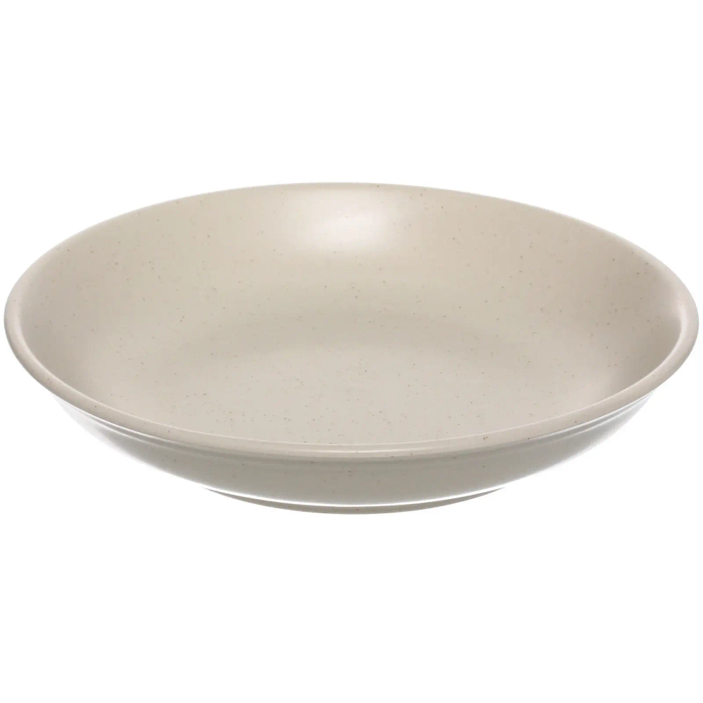 Тарелка керамическая глубокая «Perfetto» 20*3,7см, бежевая