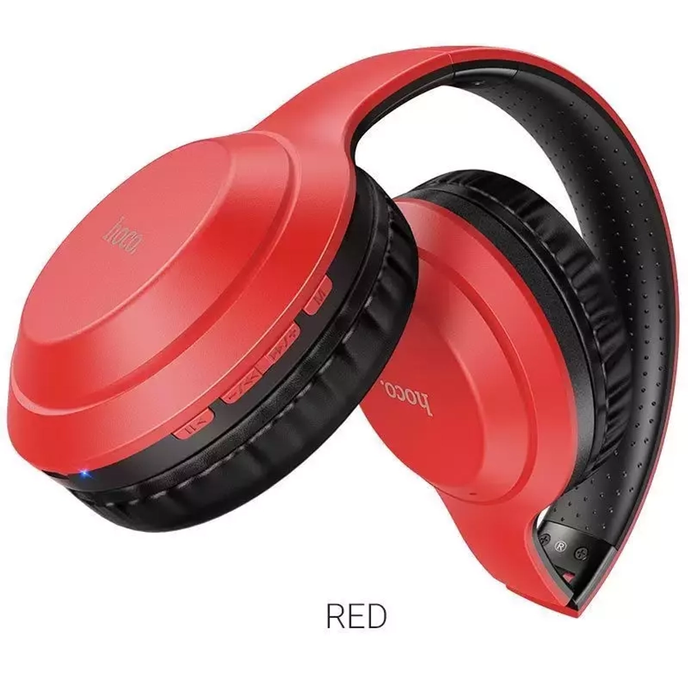 Полноразмерные Bluetooth наушники Hoco W30 красные