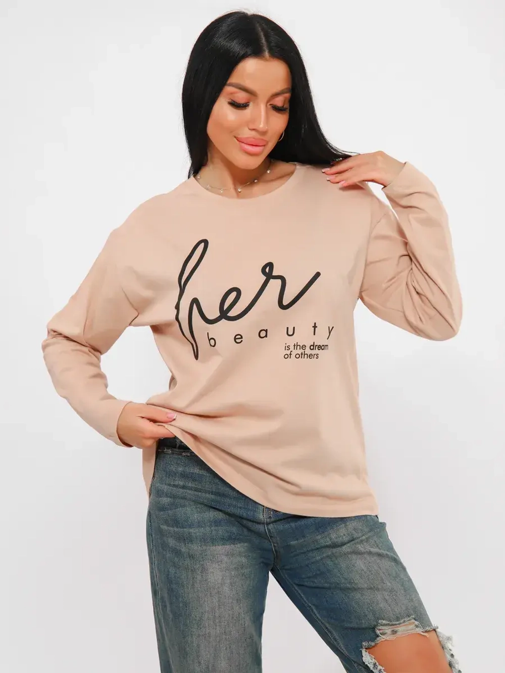 Лонгслив большие размеры